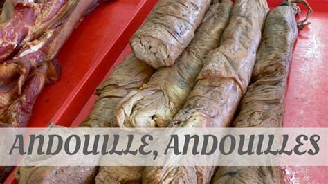 how to say andouille.